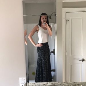 XS LuLaRoe Constellation Maxi Skirt